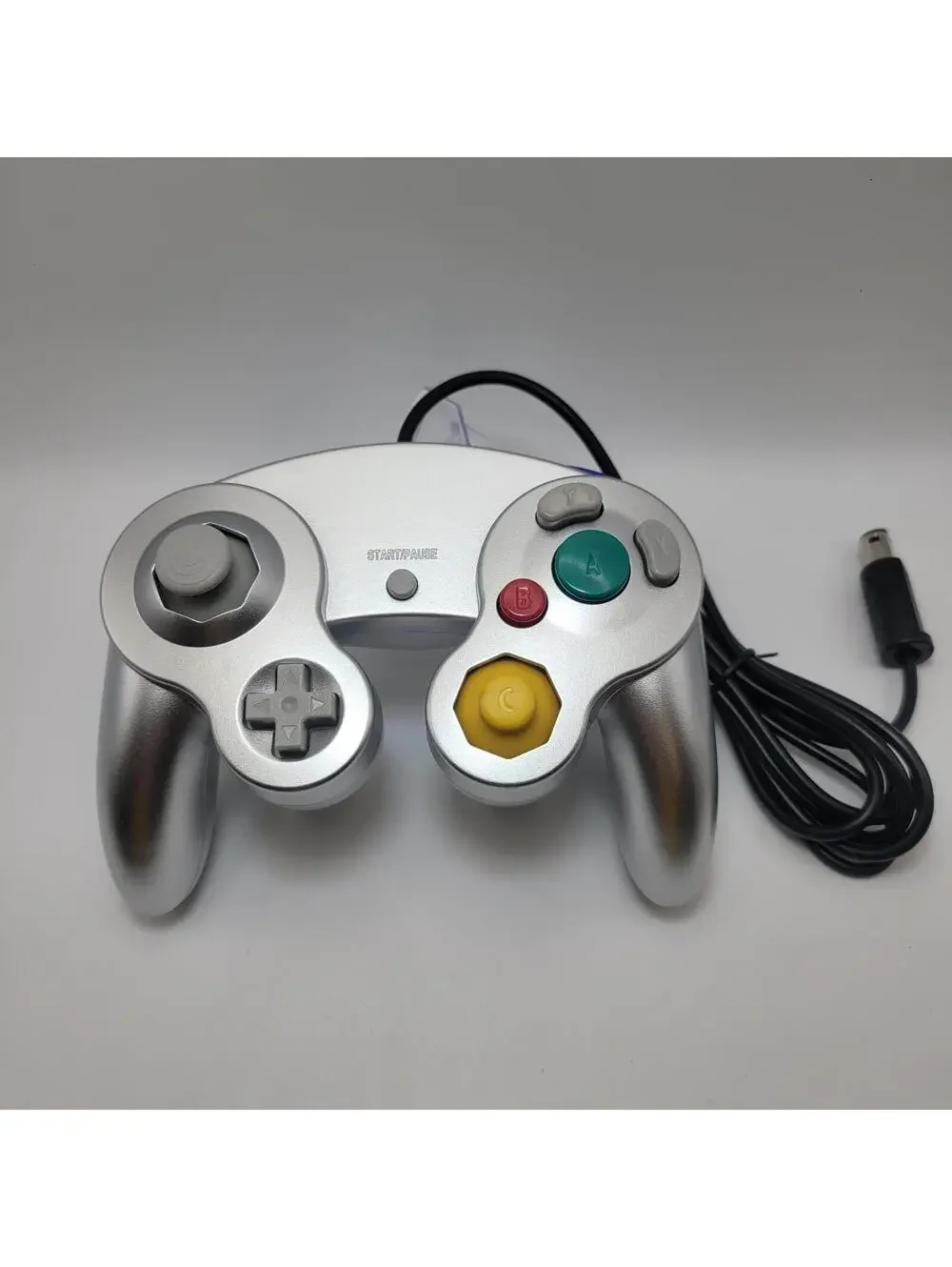 Nintendo GameCube Controller Game Pad For NGC - Wii Console Silver - NEW